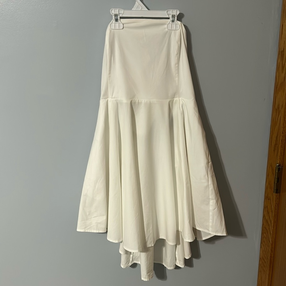 White strapless Express dress never worn size M